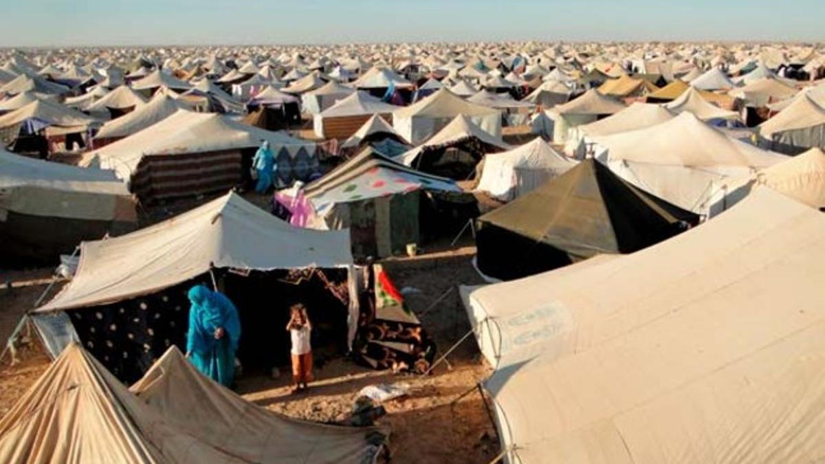 Campo de desplazados saharauis