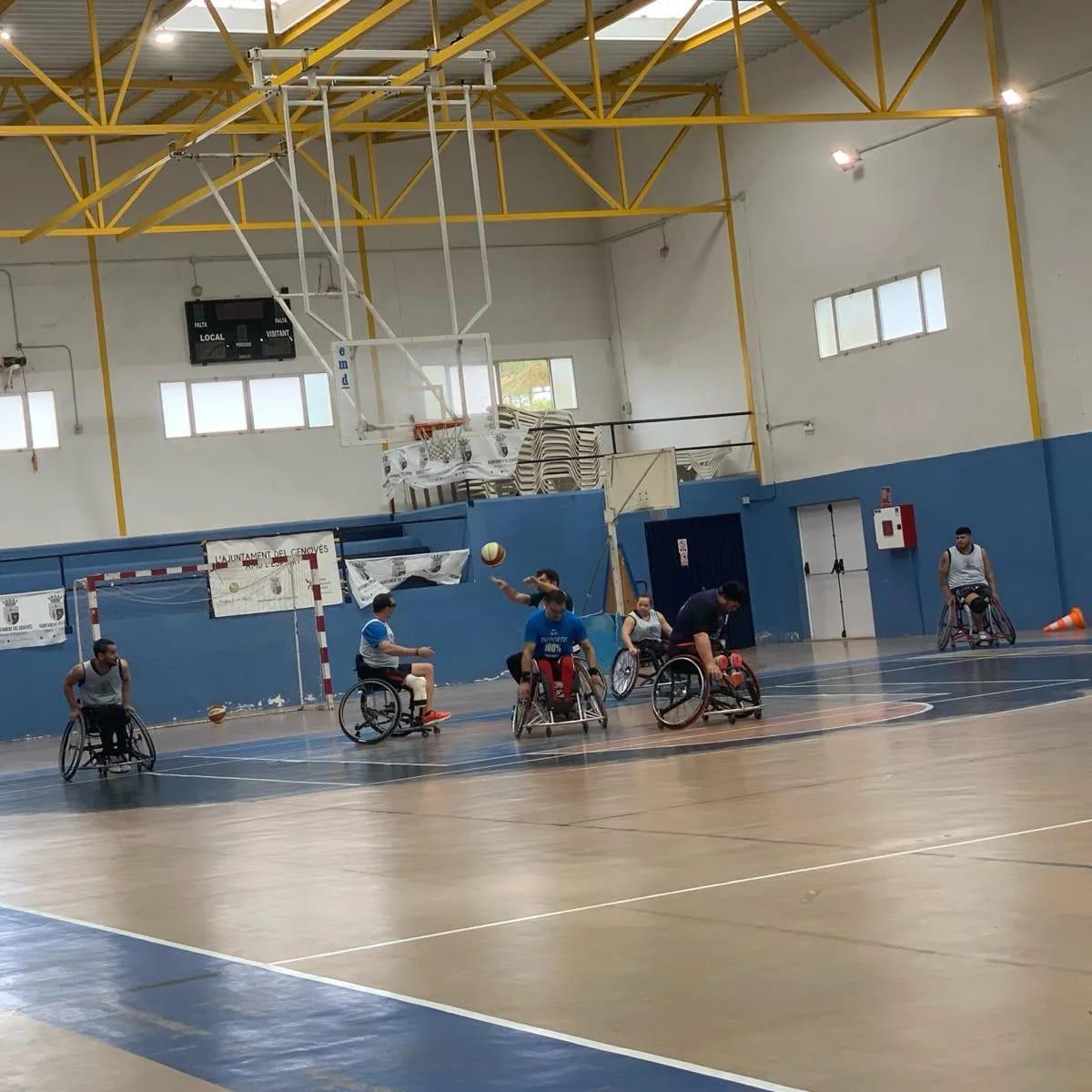 Entrenamiento del ADIV-UPV en el Genovés.