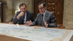 Illa supervisa  amb Puente les obres a Rodalies