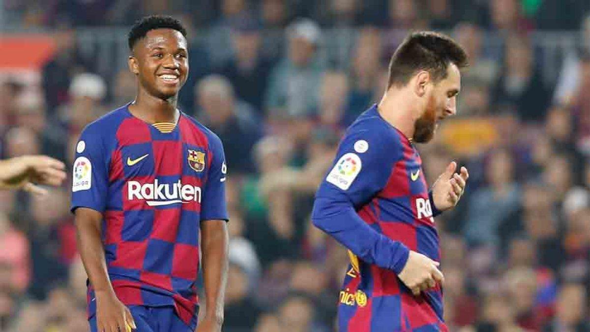 Ansu Fati y Messi optan a los Globe Soccer Awards 2019