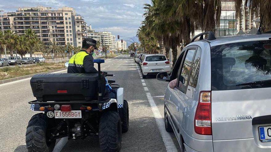 La Policía Local impone 709 multas en la operación Semana Santa en Alicante