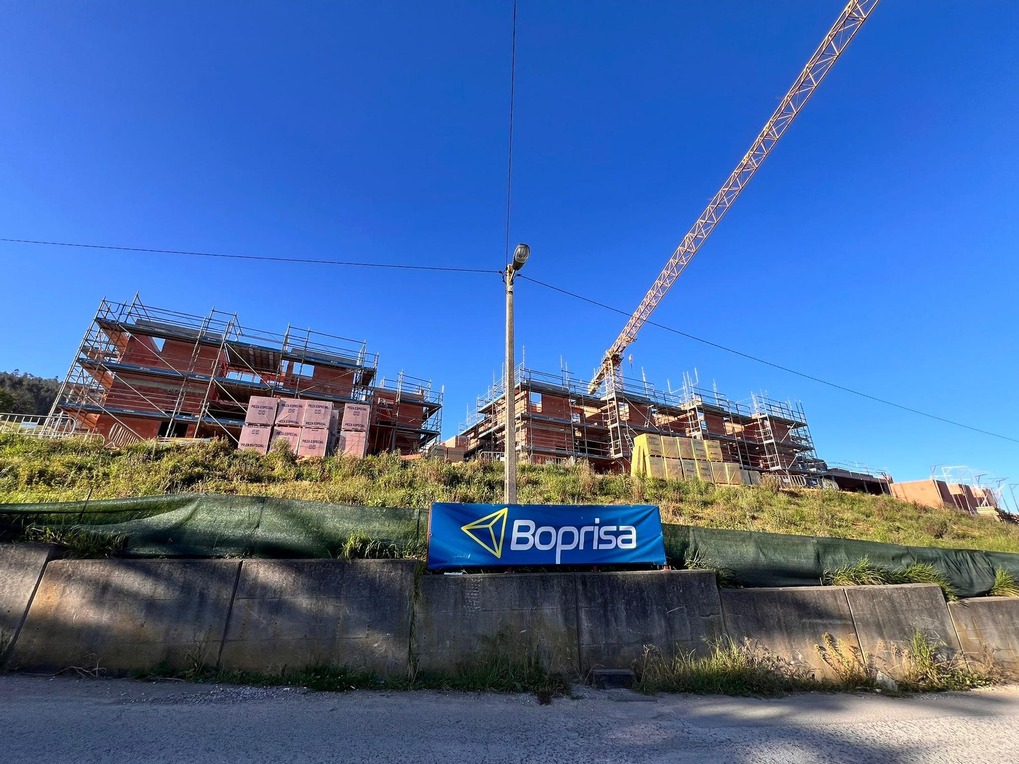 Este es el estado en el que se encuentran las obras del cohousing de Axuntase en Llanera