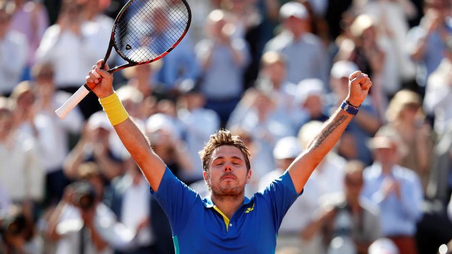 Wawrinka, tras su victoria sobre Murray