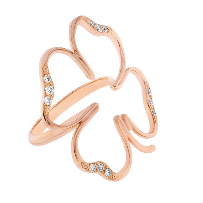 Anillo oro rosa