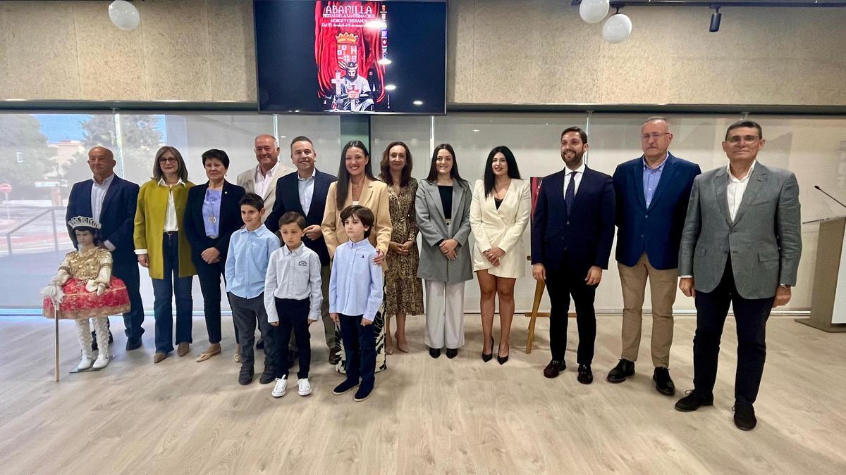 Presentación de las fiestas de Moros y Cristianos de Abanilla, este miércoles en Murcia.