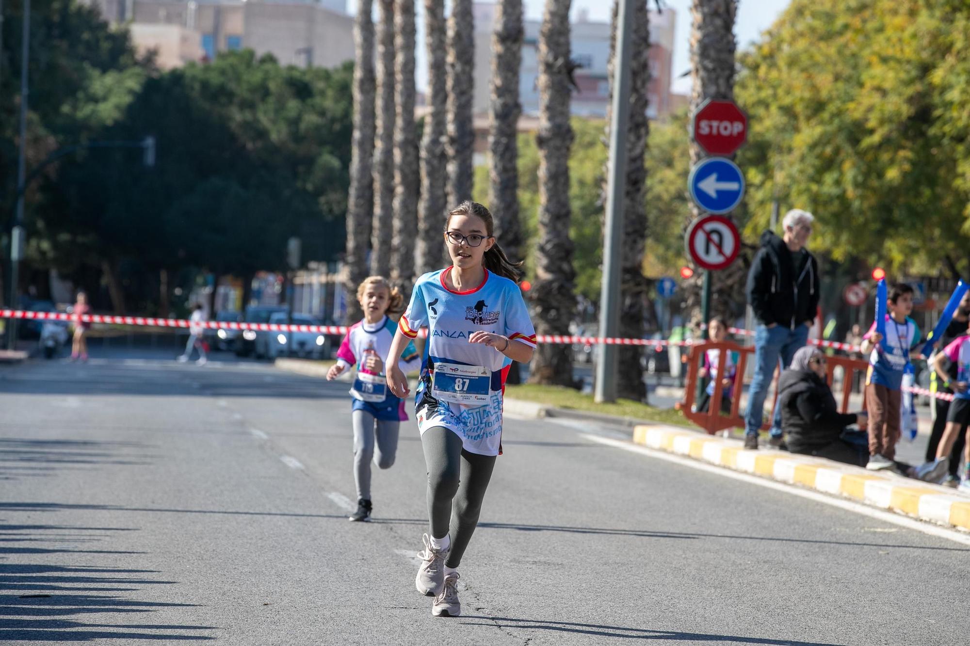 Carrera de menores de la TotalEnergies Murcia Maratón Costa Cálida