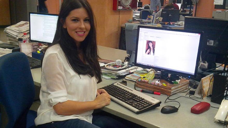 Eloísa González, durante el chat.