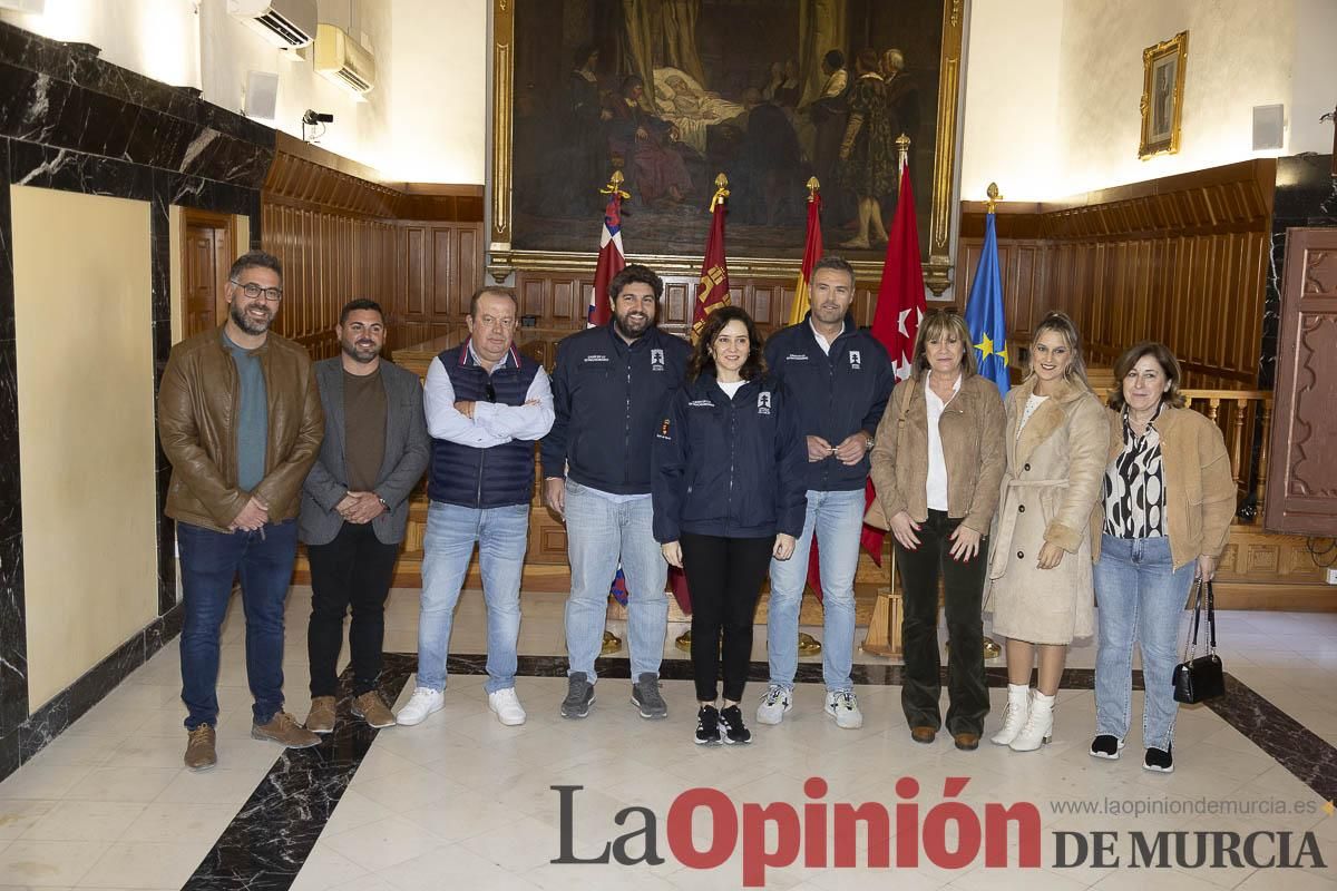 Así ha sido la visita de Isabel Díaz Ayuso a Caravaca de la Cruz
