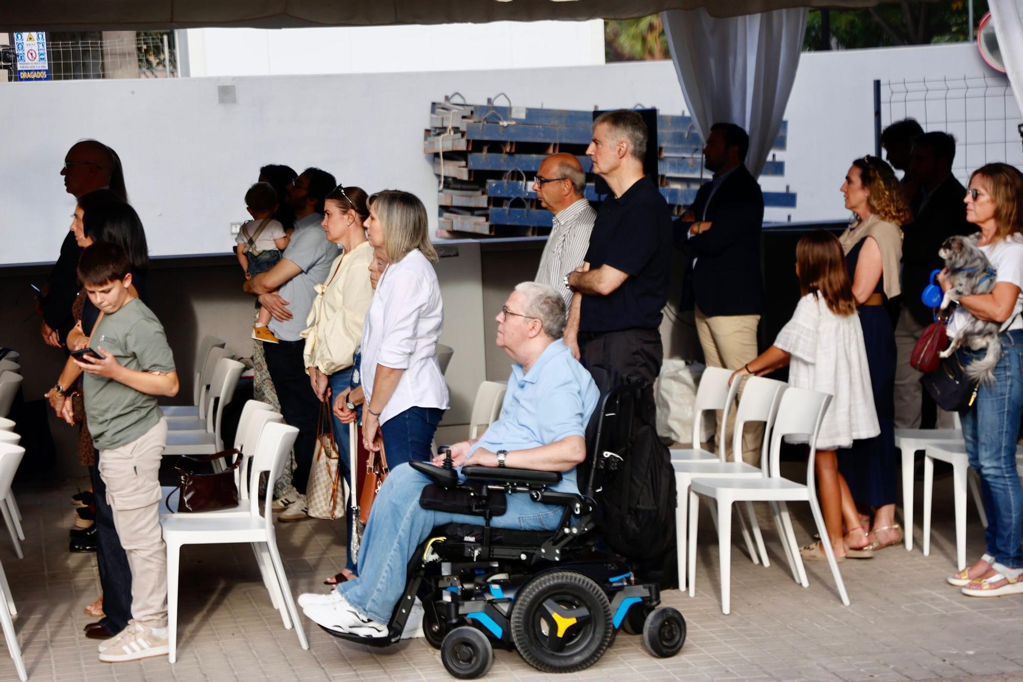 Primera piedra del edificio de Campanar