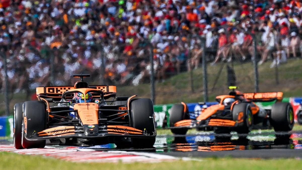 Oscar Piastri y Lando Norris han sellado el doblete de McLaren en Hungría