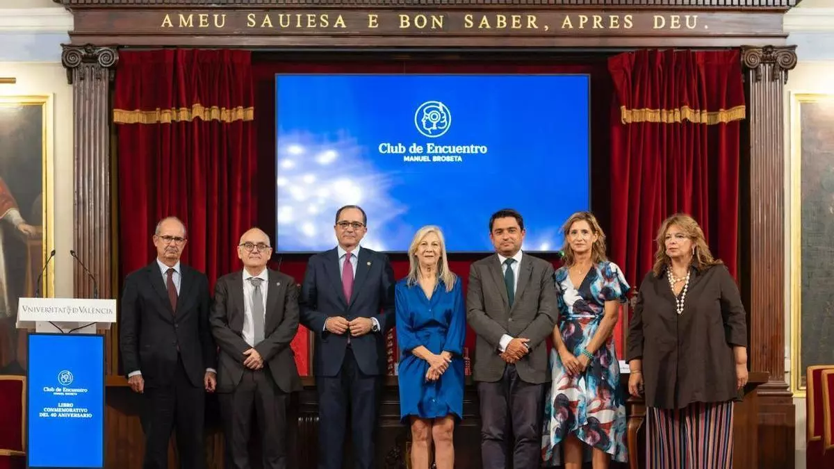 El Club de Encuentro Manuel Broseta reconoce a seis rectores valencianos en su 40 aniversario