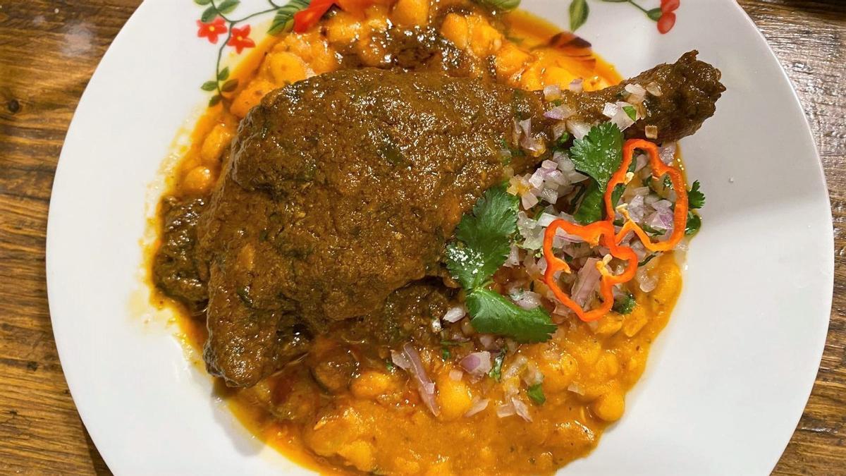 El pato al estilo norteño del restaurante Mercado Central.