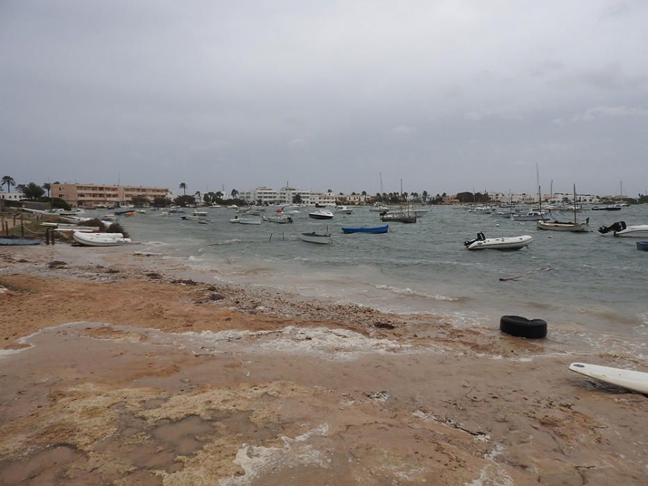 Temporal en Formentera.