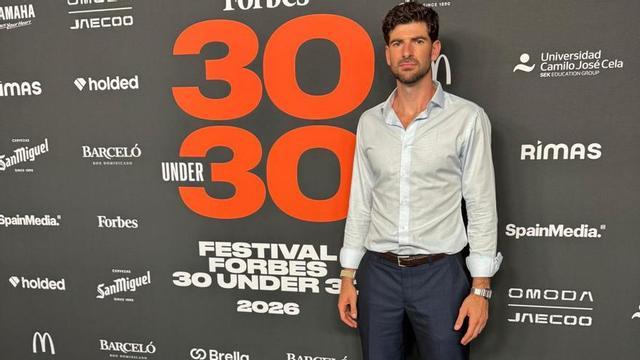 Carlos Martínez, en la gala de Forbes.