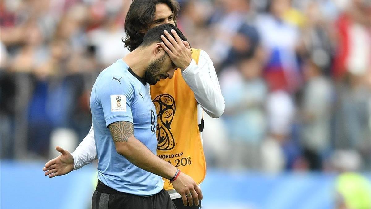 La desolación de Luis Suárez