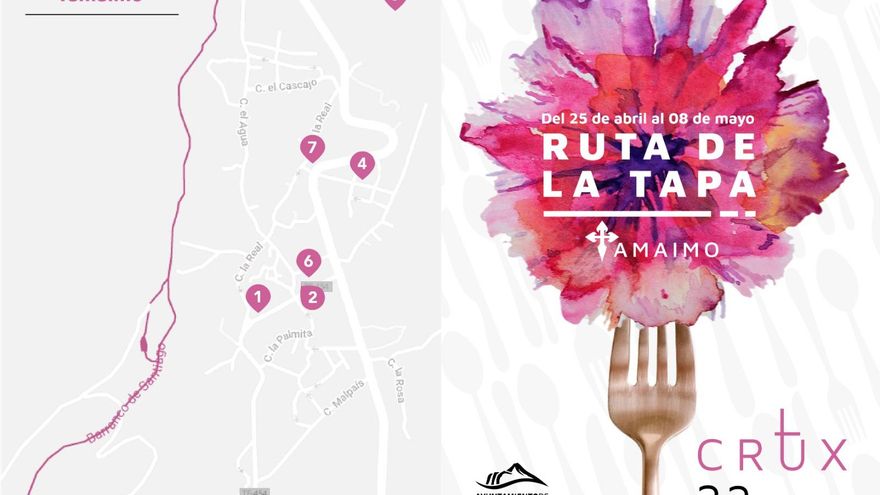 7 restaurants in Tamaimo participate in the tapas route on the occasion of the Crux22 event