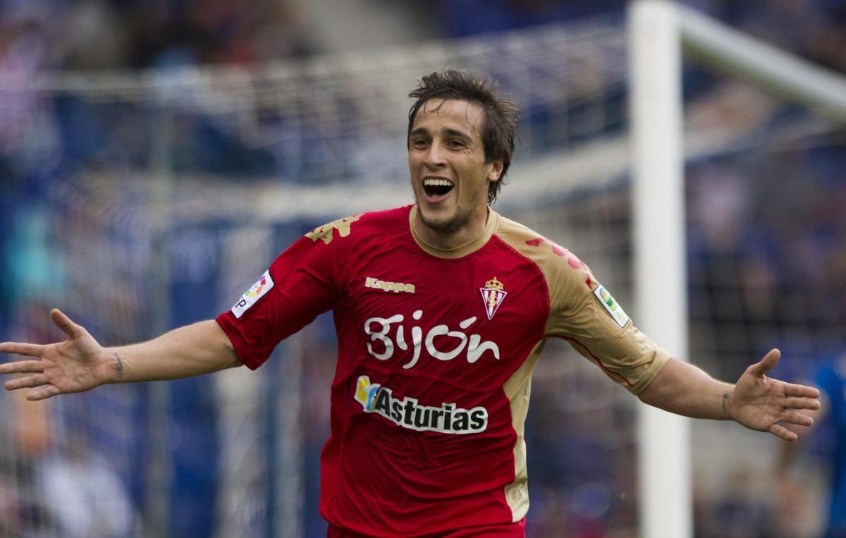 Trejo, en su etapa en el Sporting.