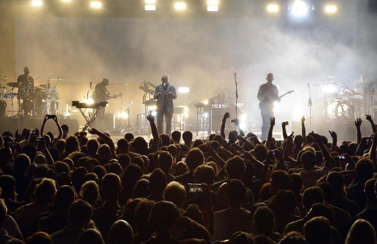 Imagen de archivo de la banda británica Massive Attack.