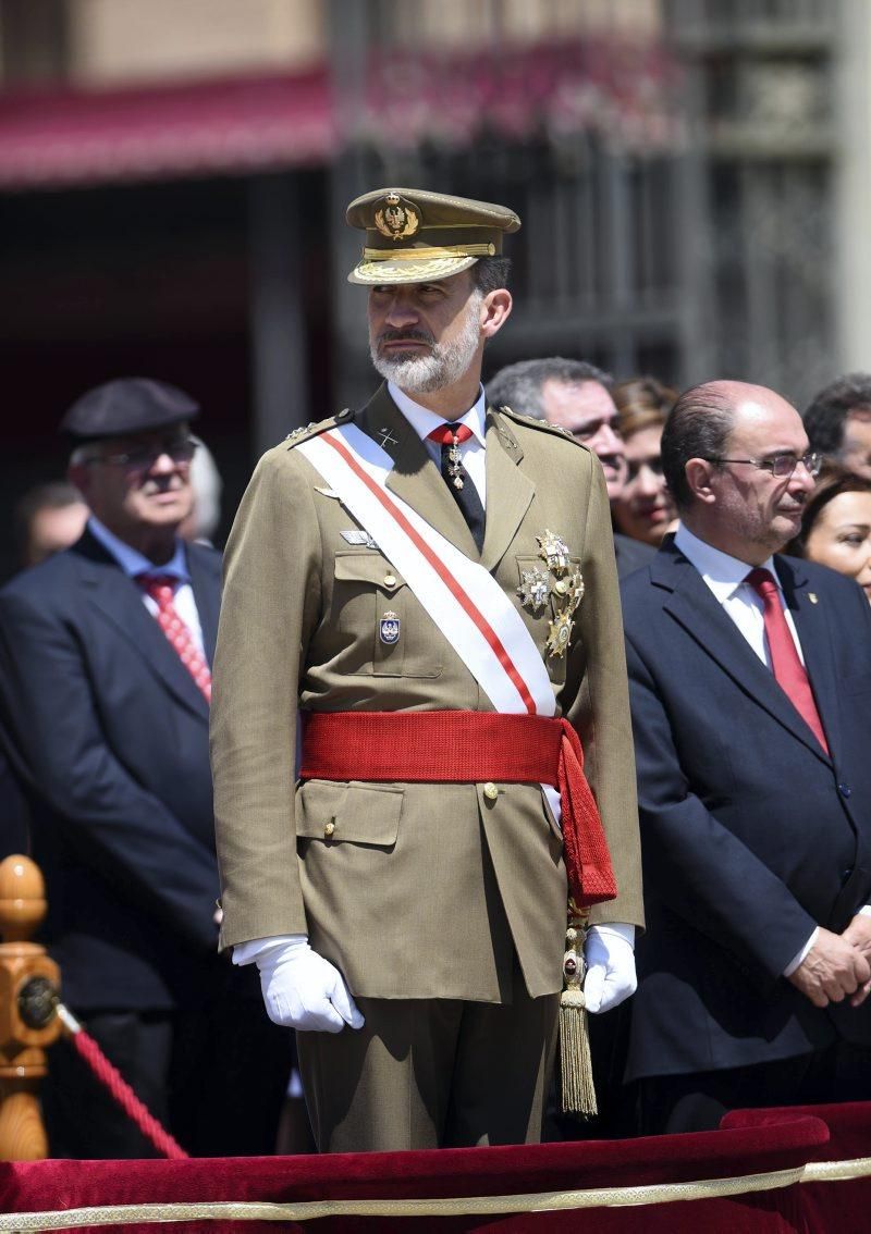 Visita de Felipe VI a la Academia General Militar de Zaragoza