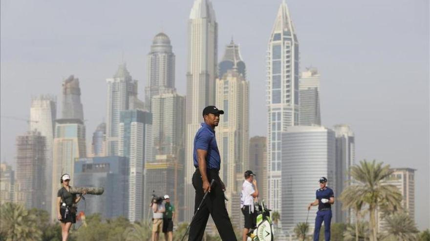 García se sitúa líder en Dubai y Tiger vive una pesadilla