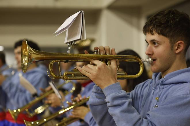 En imágenes: Los escolinos de Avilés, de fiesta en El Quirinal