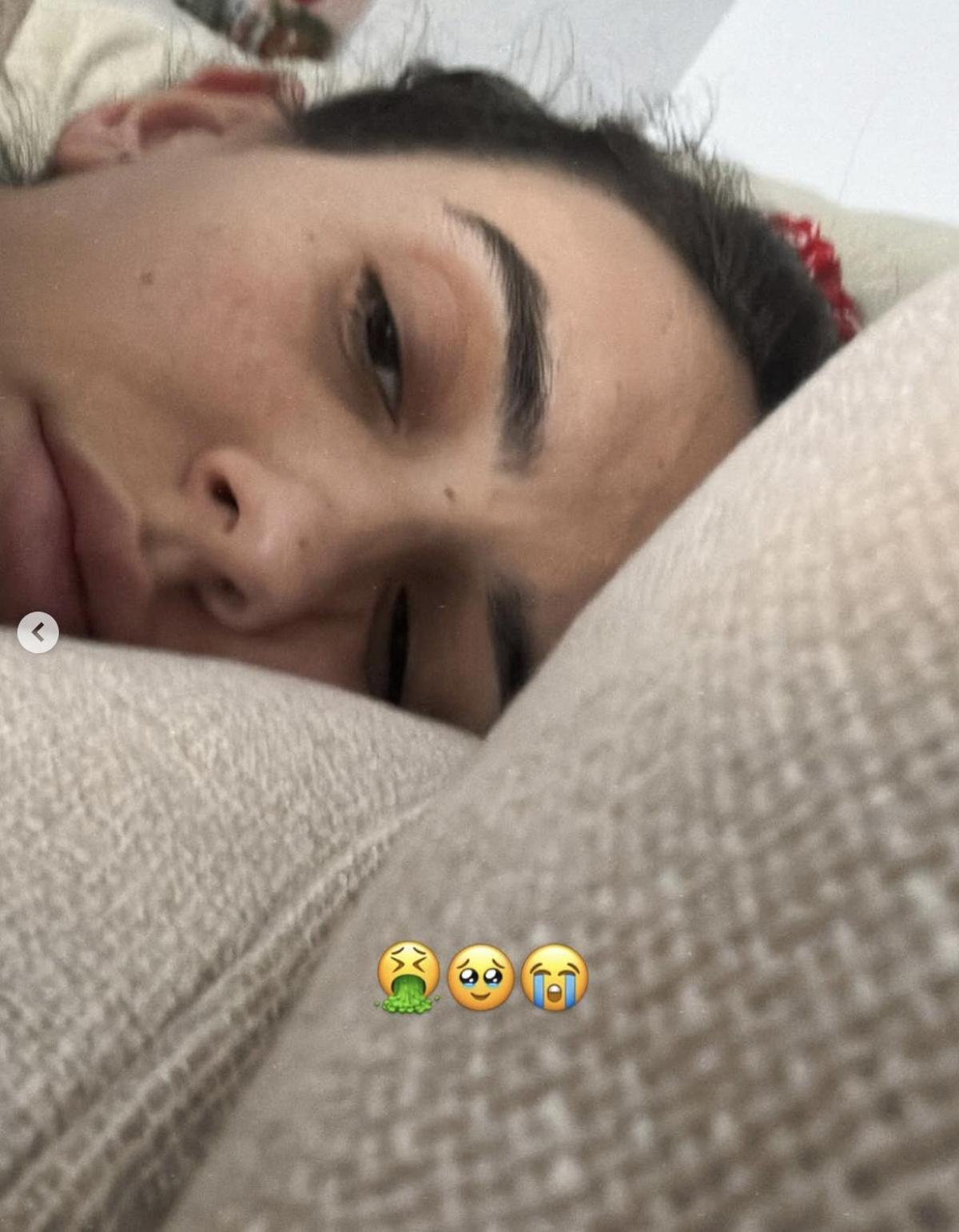 Rebeca Toribio está con malestar por el embarazo