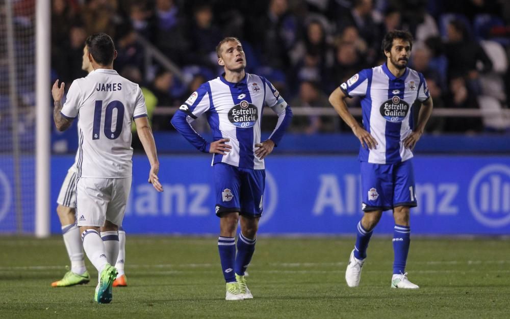 El Dépor cae goleado ante el Madrid