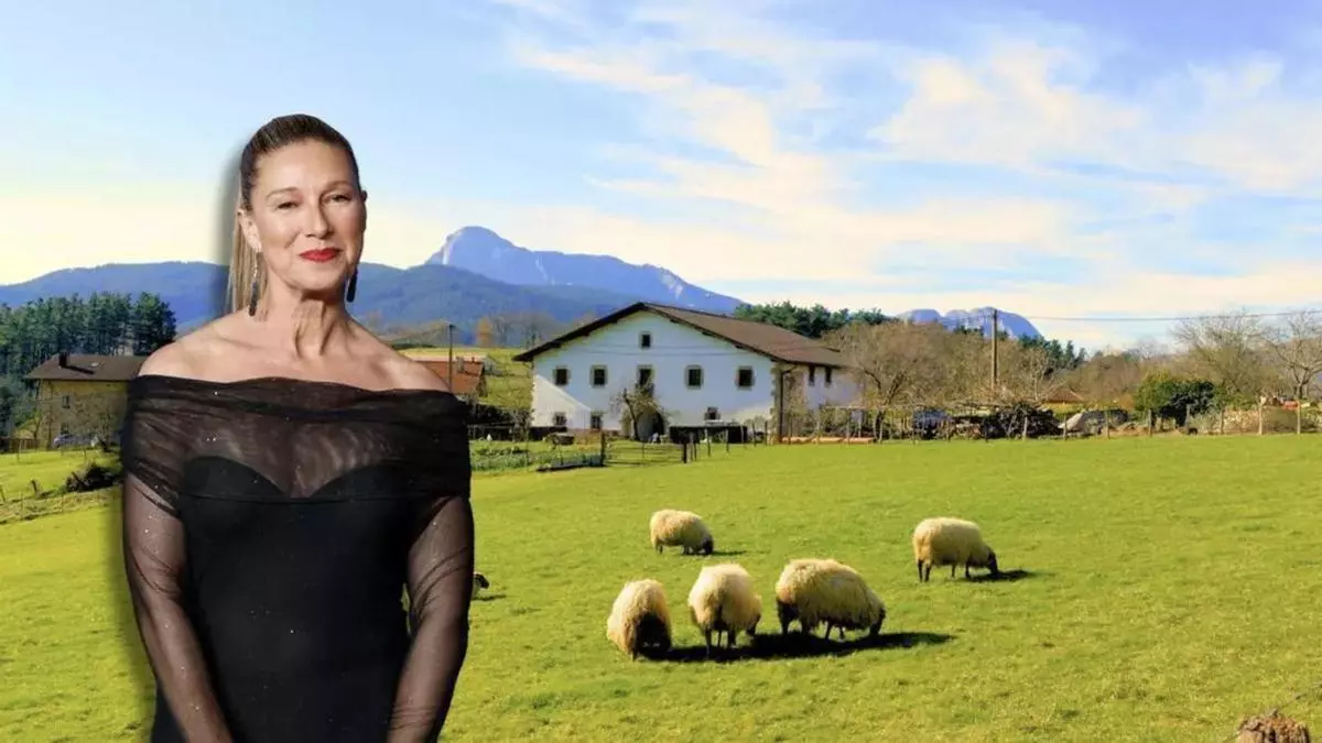 El refugio de Anne Igartiburu es una villa vizcaína con 50 palacios blasonados: "Mi pueblo, mi tierra a la que me siento tan unida"