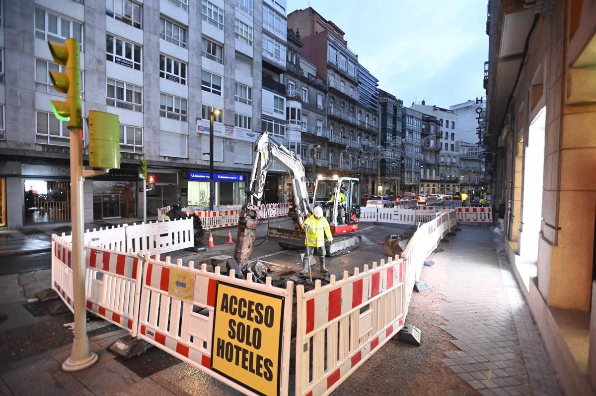 Estado de la rúa Lepanto.