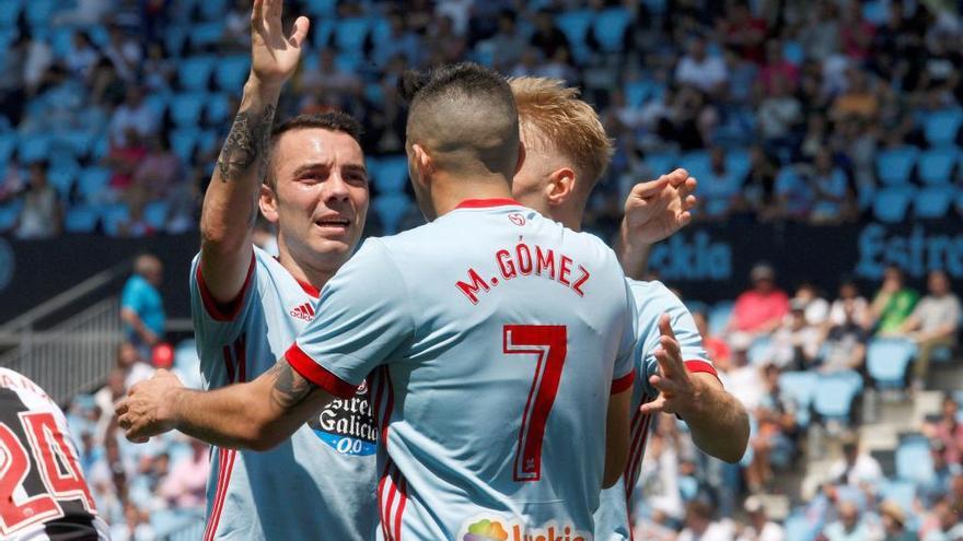 Maxi Gómez y Aspas se comen al Levante