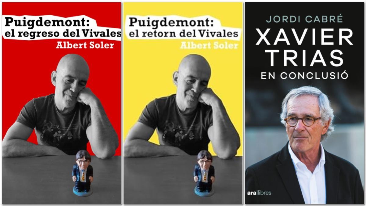 El libro de Albert Soler, en catalán y castellano, y el de Jordi Cabré sobre Xavier Trias.