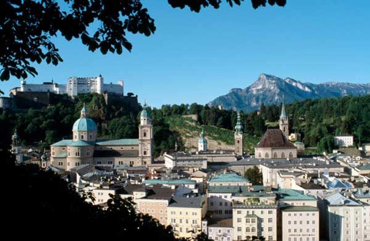 Colina de Kapuzinerberg en Salzburgo.