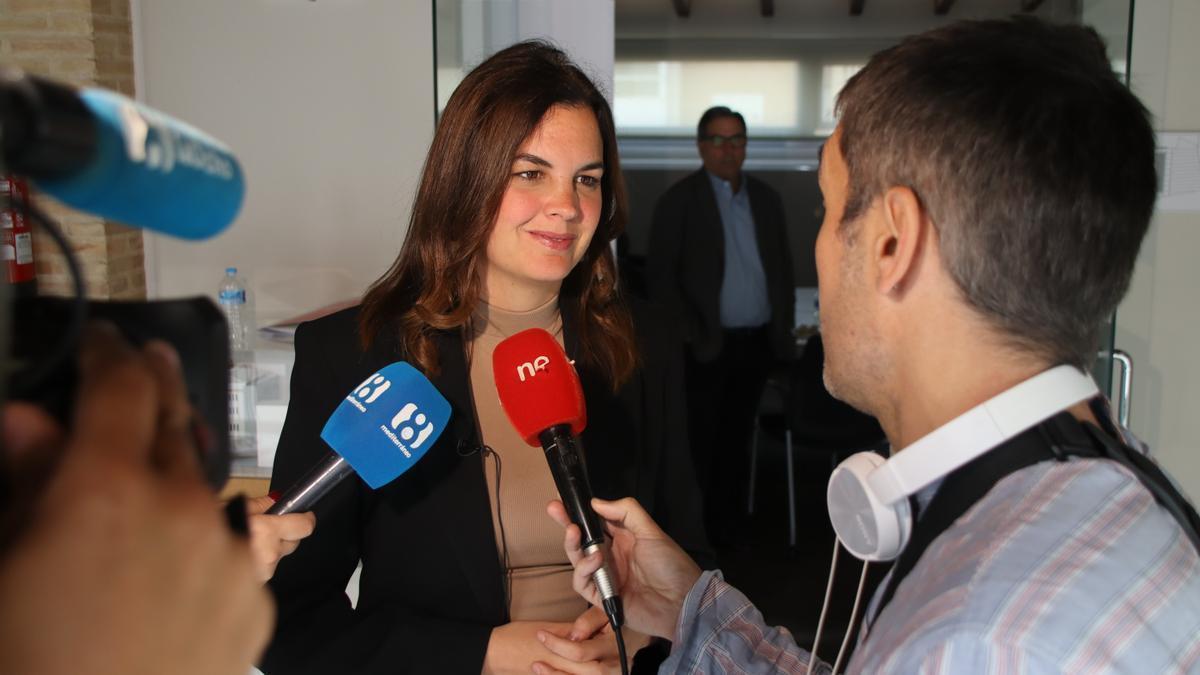 La portavoz del PSPV Sandra Gómez