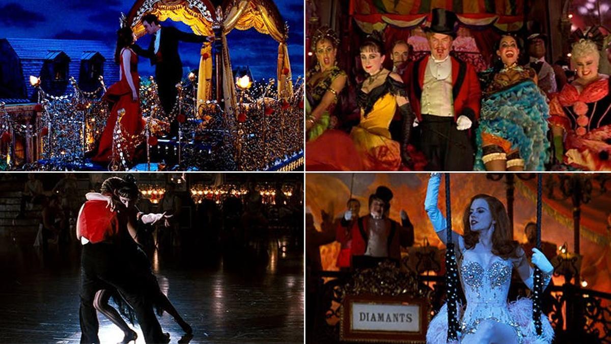 Cuatro fotogramas icónicos de 'Moulin Rouge', de Baz Luhrmann