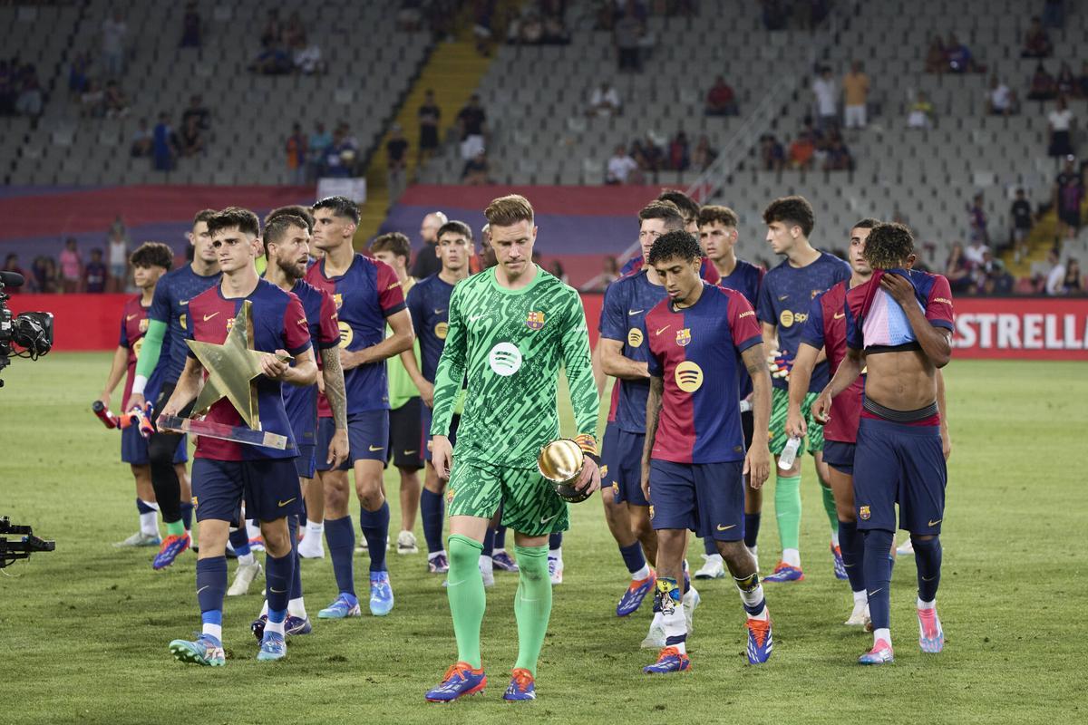 El Barça en el último Gamper contra el Mónaco