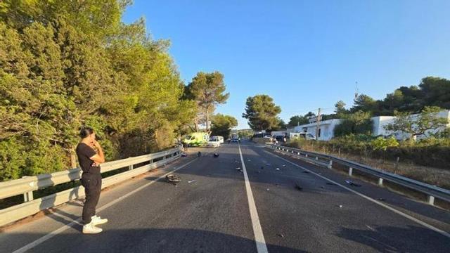 Accidente en Sant Josep.