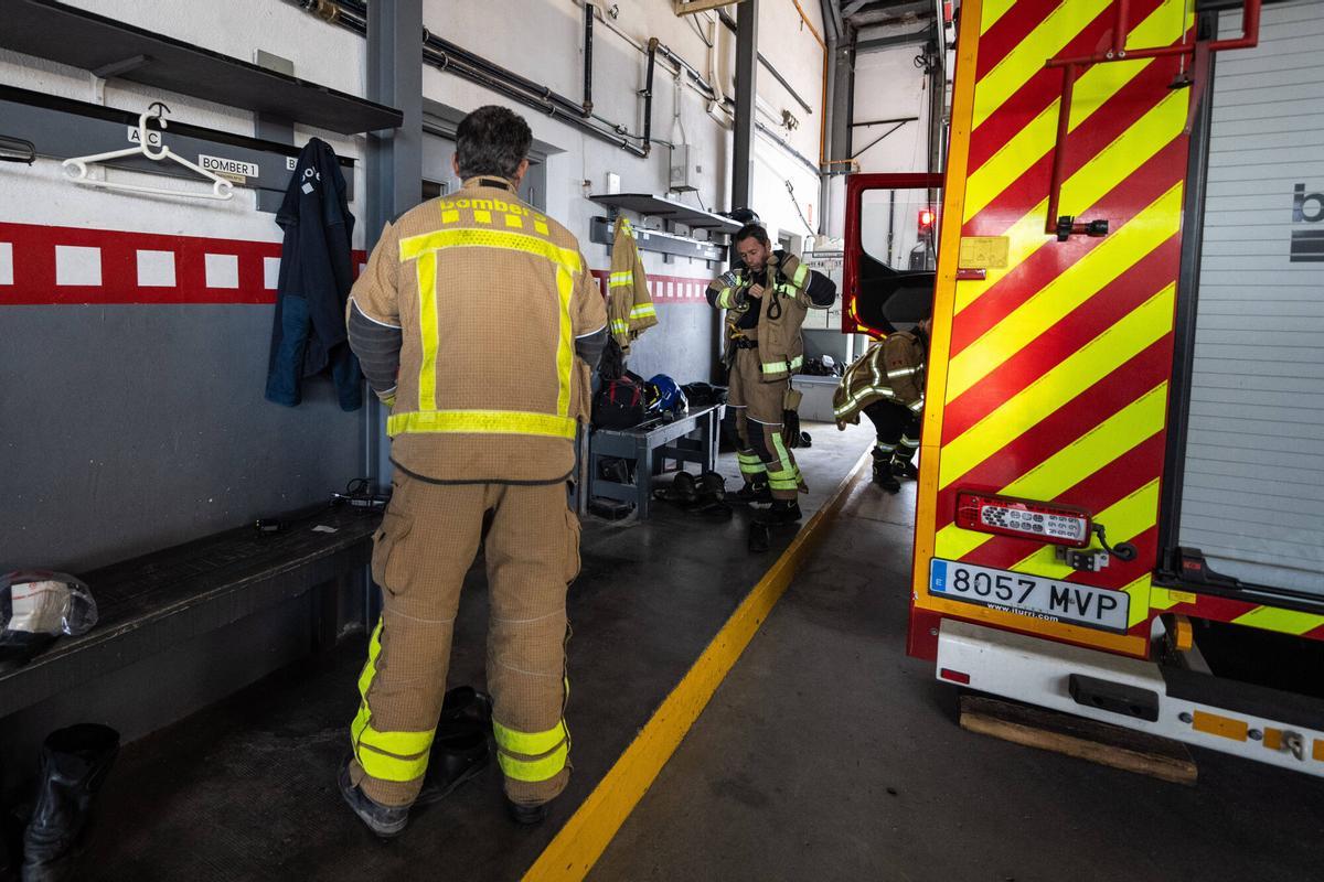 En parque de Bombers de Lloret de Mar