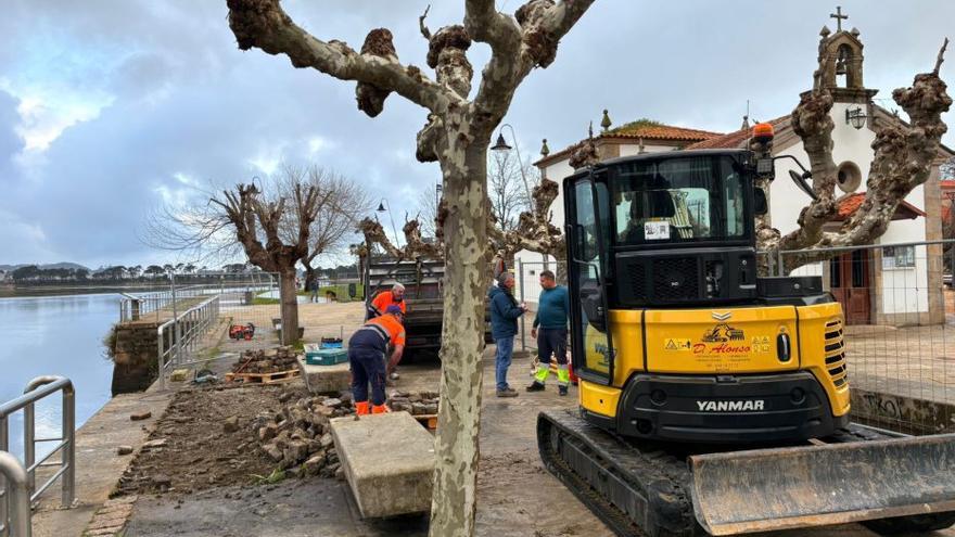 Nigrán crea un área de recreo en A Foz con alerta led de pleamar