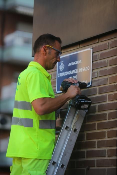 València cambia las placas de calles Franquistas