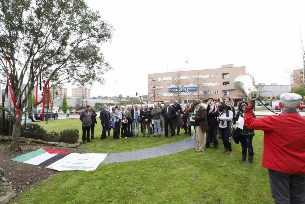 Homenaje al pueblo palestino en Gijón