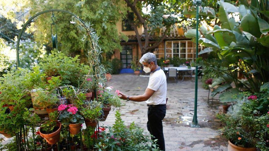 El patio de la plaza de las Tazas, uno de los que abrió sus puertas en otoño del 2020.