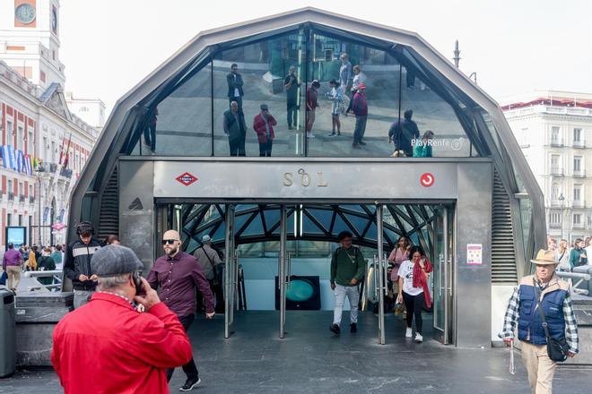 La estación de Metro Sol - Ricardo Rubio - Europa Press