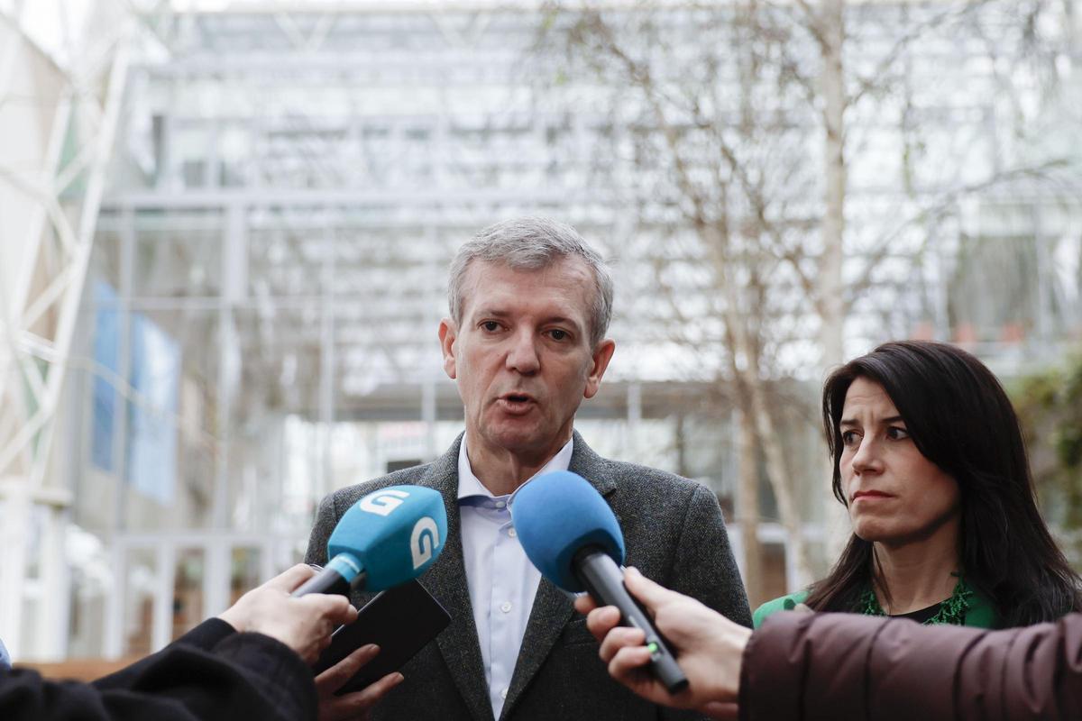 El presidente de la Xunta, Alfonso Rueda