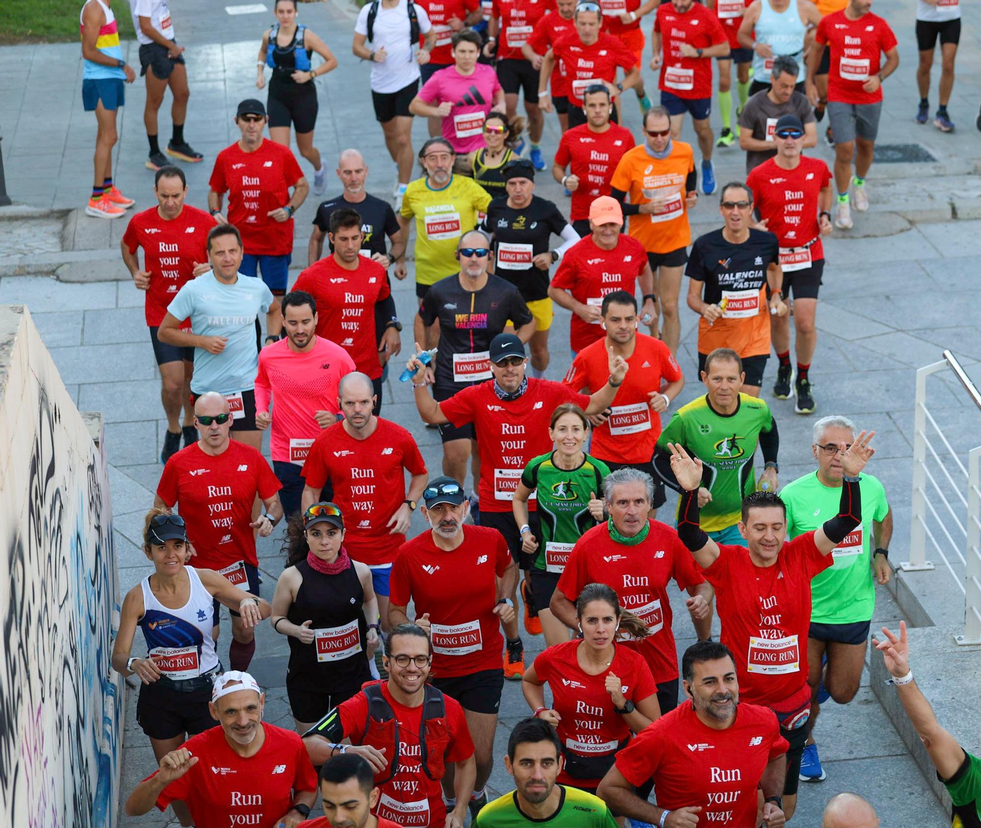 Entrenamiento long Run New Balance previo a la Maratón de Valencia