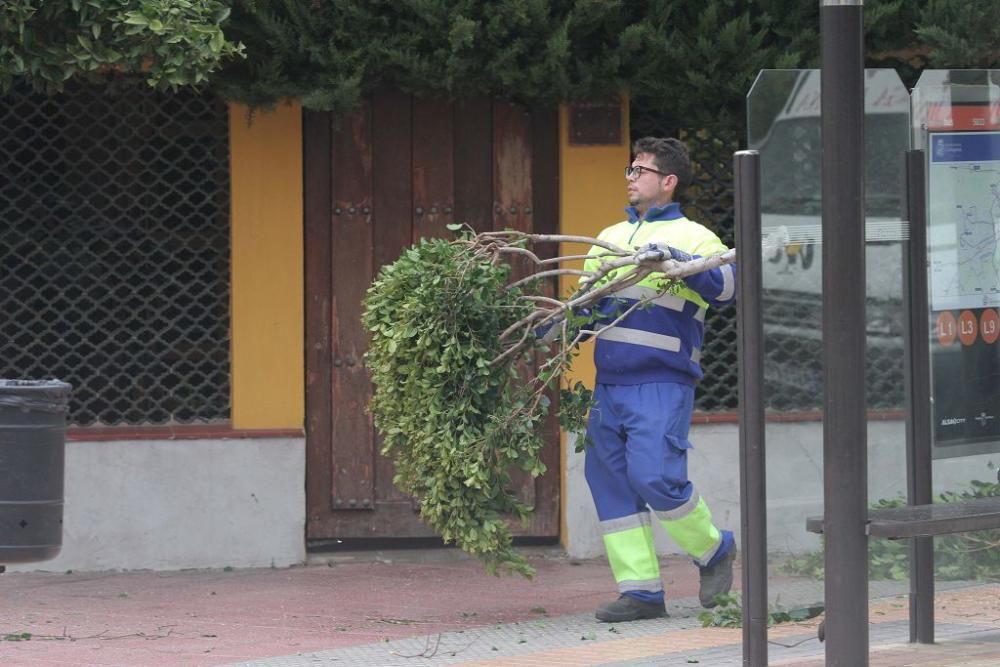 La borrasca Ana, a su paso por Cartagena