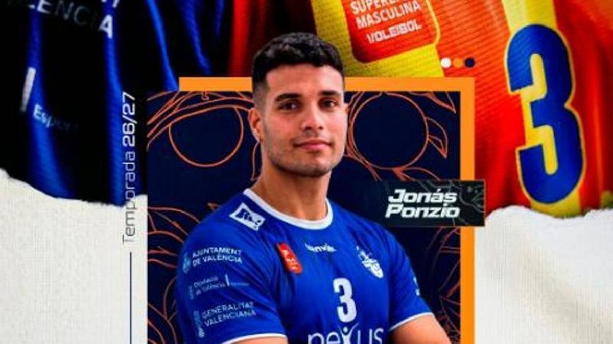 Jonás Ponzio, nuevo opuesto del Léleman Conqueridor