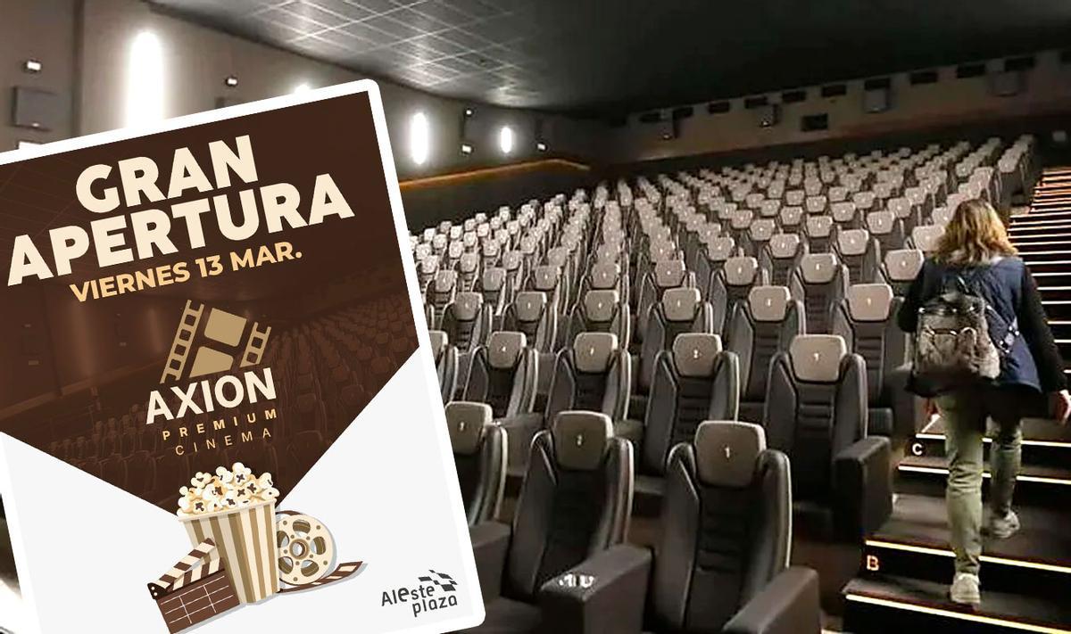 Una de las salas de los cines Axion.