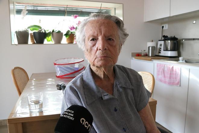 Carme Noguera, la mujer más longeva de Catalunya cumple 112 años: "Cuando yo era pequeña, solo había un señor con coche en Olot"