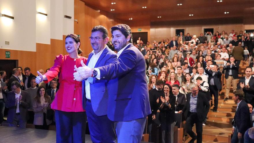 Más de 750 personas arropan a Tomás Rubio como candidato del PP a la alcaldía de Cieza
