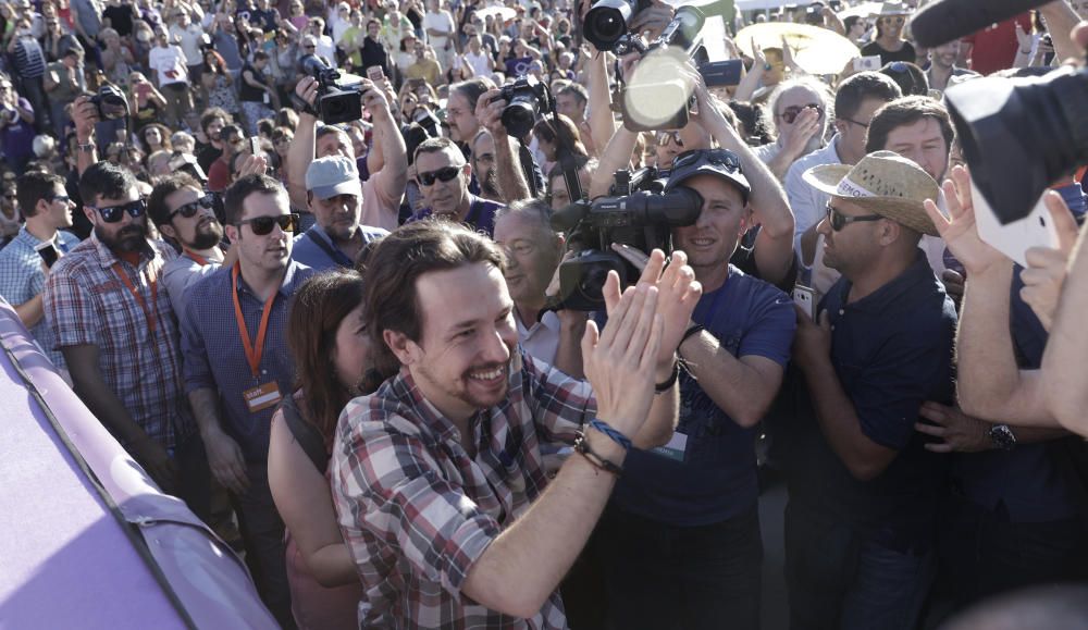 Wahlkampf: Pablo Iglesias auf Mallorca